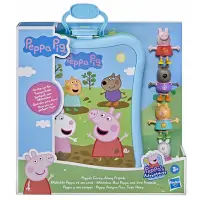 在飛比找Yahoo奇摩購物中心優惠-Peppa Pig 粉紅豬小妹 - 4入公仔旅行盒