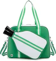 ROYALFAIR Pickleball Bags for Women Men Ladies - Unisex Sling Backpack with Accessories, Paddle Cover Case - Large Tote Shoulder Racquet Sports Gym Duffle, Adjustable Strap - Crossbody Option