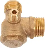 Air Compressor Valve Air Pressure Valve Air Tools for Compressor Air Tool Kit Check Valve Accessory Threaded Non-return Valve Air Compressor Accessories Tool Golden Copper