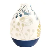 Urban Summer Solstice 13cm Ceramic Flower Vase Home Decorative Pot Blue/Green