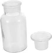 HOMOCONO 1Pc Narrow Mouth Glass Reagent Bottle Borosilicate Laboratory Supply Heat Resistant for Chemicals and Solvents Storage