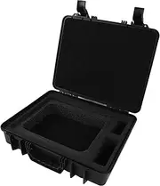 Hard Case for Mini Dish Kit, Mini Travel Case, Waterproof Hard Shell Satellite Carrying Case, Ehternet Storage Box for Kickstand, Power Supply, Adapter, Cables