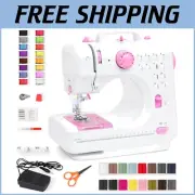 Beginners Portable Sewing Machine - Includes 42-Piece Kit & Carrying Handle