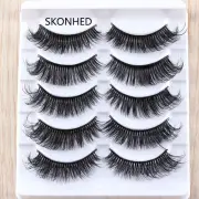 Multilayer Extension Tools Wispy Fluffy False Eyelashes 3D Faux Mink Hair