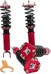 Coilover Lowering Shock Absorber Kit Adjustable Height Suspension Springs Kits ，Compatible With Prelude 1992-2001