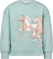 [SALT AND PEPPER] Girls Sweat Print Horse Baby and Toddler T-Shirt Set