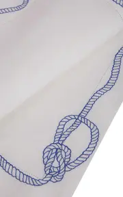 [Los Encajeros] Set of four Bowline White/Navy Placemat