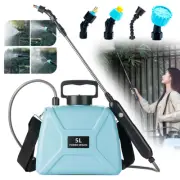 5L Rechargeable Electric Weed Sprayer Battery Powered Farm Garden Pump Spray AU