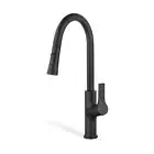 ACA Black 2 Water Pattern Kitchen Swivel Mixer Tap Laundry Sink Pull Out Faucet