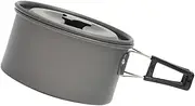 Generic 1 Set Outdoor Camping Cookware Portable Non Stick Cooking Pot for Picnics and Hiking Durable Food Container with High Temperature Resistance and Wear Resistance for Outdoor