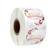 1 Inch Round Sticker Label "Thank you" Gift Sealing Stickers Scrapbooking Festival Birthday Party Gift Package Decorations Label