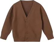 [pureborn] Baby Toddler Boys Girls Pullover Sweater Cotton Knit Button Closure Sweaters