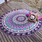 Bohemian Round Tapestry Gypsy Decor Beach Towel Beach Throw Yoga Mat Table Cloth
