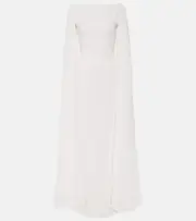[Solace London] Solace London Bridal Sadie crêpe gown UK 6 white