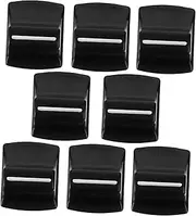 Kisangel 8Pcs Console Mixer Caps Straight Slider Potentiometer Knobs for Audio Equipment Stylish Design for Easy and Enhanced Aesthetics