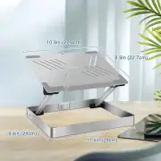 Iouyk Laptop Stand Portable Notebook Stand Ergonomic Computer Stand Aluminum