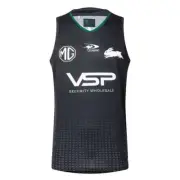 South Sydney Rabbitohs 2025 Black Training Singlet Sizes XS - 7XL NRL Classic