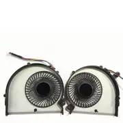 CPU+GPU Cooling Fans Accessories for Gigabyte Aero14 RP64 P64 Spare Parts