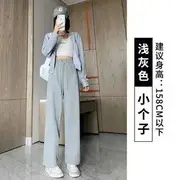 High Waist Plain Drawstring Harem Sweatpants (Various Designs) Cropped - Without Lining - Light Gray - S