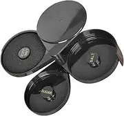 Cocktail Salt Box Margarita Sugar Side Storage for Wine Glasses Premium Seasoning Tool for Home and Bar Use Easy to Fill and Rotate Trays
