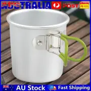 Insulated Coffee Mug Aluminum Alloy Camping Tea Mug Portable Outdoor Tableware A