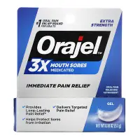 在飛比找iHerb優惠-[iHerb] Orajel 3X 口腔潰瘍緩解凝膠，特強型