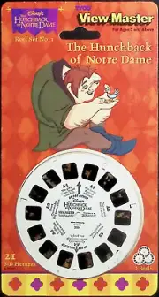 Disney's Hunchback Of Notre Dame 3D View-Master 3 Reel Packet SEALED
