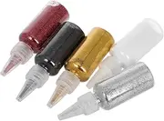 Healvian Nail Glitters Set 5 Pack Glitter Powder for Nail Art Body Shimmer Sequins Decorations