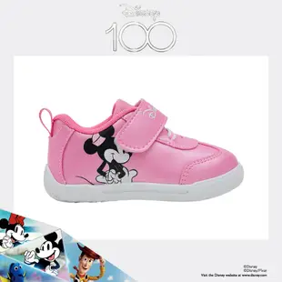 【迪士尼100周年限定款】迪士尼童鞋 米奇 米妮 維尼 奇蒂 小飛象 可愛造型印刷魔鬼氈休閒鞋
