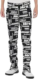 Jack Bunny(ジャックバニー) 262-4231911 Men's Long Pants (Jersey Twill, Multi Logo Pattern) / Golf