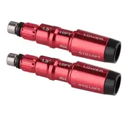 2PCS Tour SIM M5 M6 Golf Adapter Sleeve for Taylormad Driver Fairway RH 350 Red