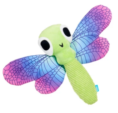 New Extra Large Bark Box " Dragonfly Guy " Dog Toy Beautiful Dragonfly Insect