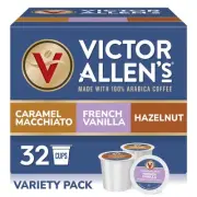 Variety Pack (French Vanilla Flavored, Caramel Macchiato, Hazelnut), 32 Count...