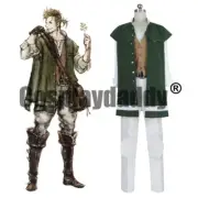 Octopath Traveler Apothecary Alfyn Greengrass Outfit Game Cosplay Costume S002