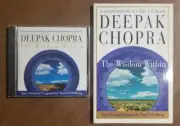 Book and CD-rom Lot The Wisdom Within Deepak Chopra CD-Rom Companion