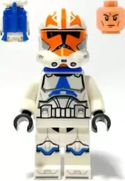 Clone Trooper with Blue Jetpack and Weapon, sw1276, 332nd Ahsoka's Clone Trooper