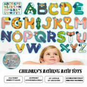 36Pcs Children's Bath Floating Toys Foam Educational Letters Numbers Toy AUS