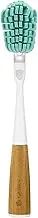 Full Circle Magic Wand Sponge Brush for Washing Glasses – Glass Cleaner with Replaceable Sponge Head – Kitchen Brush with Glass Safe Scrubber Sponge