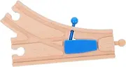 Wooden Train Track DIY Assemble Track Accessory for Year Olds Solid Wood Construction for Creative Play and Imagination Development