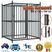 Pet Dog Cage Kennel Metal Puppy House Outdoor Heavy Duty Large Enclosure Playpen