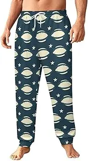 [Generic] Men's Sweatpants, Rugby and Starry Design-78, Polyester Joggers, Sweatpants Jogging Pants for Workout Running