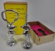 Vintage Seahorse Bottle Opener Corkscrew Bar Essentials Set NEW In Box Rare