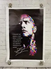 Dwayne Johnson Canvas Poster/Print 12”x17”