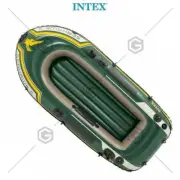 Intex 236cm Seahawk 2 Inflatable Floating Sports Boat Green +2 Oars +Pump AU
