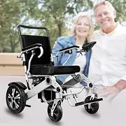 Folding Electric Wheelchair, Remote Travel Light Adult Wheelchair, Air Travel Safety Electric Wheelchair(Size:10-15km)