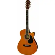 Aria AFN-15CE Prodigy Series Cutaway Acoustic/Electric Folk Guitar - Orange Gloss