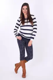 Alice Shimmer Shine Knit Top--SS-5083