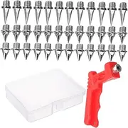 [KOMBIUDA] Replacement Track Spikes for Track Shoes 16 Short 16 Long Nails Running Sports Activities