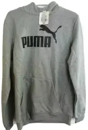 Puma Essentials Big Logo Youth Hoodie Grey Age 15/16yrs REF U