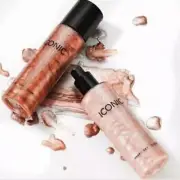 ICONIC London Bronzer Illuminator Liquid Highlighter Setting Spray Mist